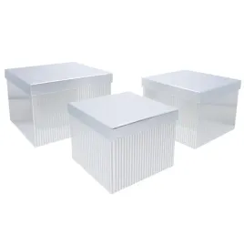 srebrne-ozdobne-pudelka-prezentowe-z-pokrywka-flowerboxy-na-kwiaty-w-paski