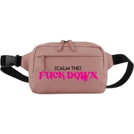 nerka-biodrowa-saszetka-rose-rozowa-sportowa-na-spacer-calm-the-f-ck-down