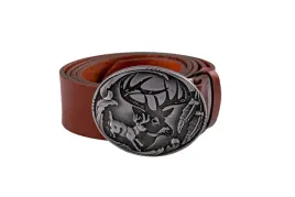 pasek-skorzany-bor-hunter-elegance-running-deer-silver-120