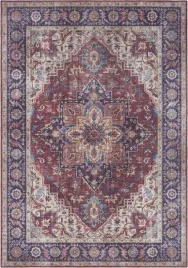 dywan-orientalny-do-salonu-200x290cm-czerwono-granatowy-plasko-tkany
