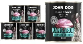 john-dog-kangur-mokra-karma-dla-psa-pure-black-special-kangur-6x800g