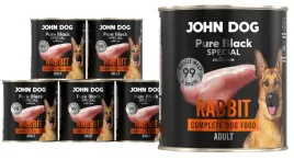 john-dog-krolik-mokra-karma-dla-psa-pure-black-special-krolik-6x800g