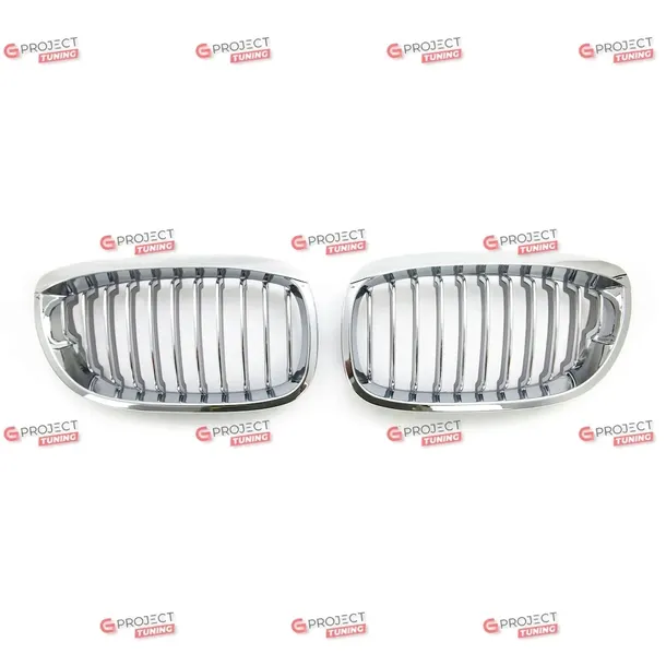 grill-bmw-3-e46-facelift-pojedyncze-zeberka-chrome-stan-nowy