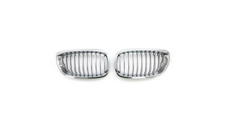 grill-bmw-3-e46-facelift-pojedyncze-zeberka-chrome-stan-nowy
