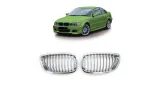 grill-bmw-3-e46-facelift-pojedyncze-zeberka-chrome-stan-nowy