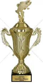 zloty-puchar-z-figurka-ryba-38-cm-grawer-gratis