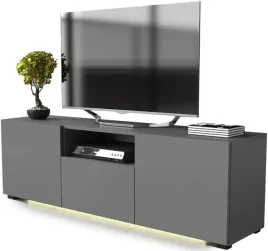 szafka-rtv-pod-telewizor-komoda-tv-150-szara-matowa-szary-mat-led