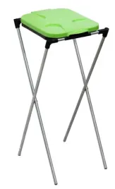 stojak-do-segregacji-odpadow-1-stanowiskowy-zielony-drewmet