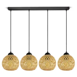 lampa-sufitowa-wiszaca-bambusowa-pleciona-boho-naturalna-584-bz4-led-czarna
