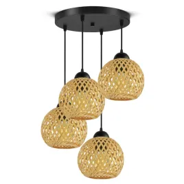 lampa-sufitowa-wiszaca-bambusowa-pleciona-boho-naturalna-584-ez4-led-czarna