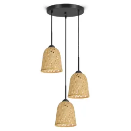lampa-sufitowa-wiszaca-bambusowa-pleciona-boho-naturalna-582-ez3-led-czarna
