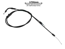 linka-gazu-1900mm-do-zipp-quantum-2t-z-trojnikiem-wkrecana