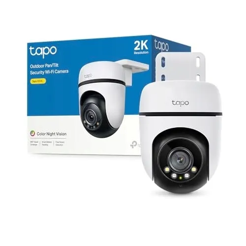 Tapo Zewnętrzna kolorowa kamera Wi-Fi noktowizyjna 2K 3 MP kamera WiFi 360