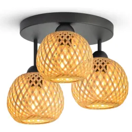 lampa-sufitowa-plafon-bambusowa-pleciona-boho-naturalna-584-er3-led-czarna