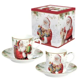 easy-life-pudelko-2-filizanki-cafe-75cl-z-porcelainy-santa-is-coming