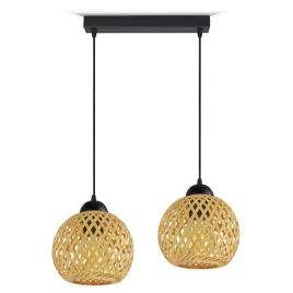 lampa-sufitowa-wiszaca-bambusowa-pleciona-boho-naturalna-584-bz2-led-czarna