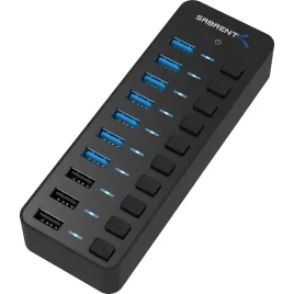 sabrent-hub-usb-3-0-60-w-z-7-portami-usb-3-0-3-porty-smart-charging-z-poj