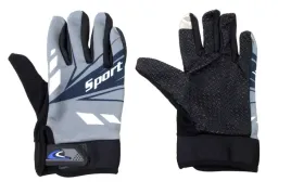 rekawiczki-sportowe-yd-sport-szare-klasyczne-dla-doroslych