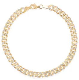 zlota-dwustronna-bransoletka-z-bialymi-cyrkoniami-splot-pancerka-14kt-585