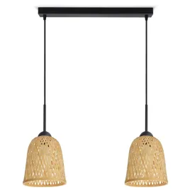 lampa-sufitowa-wiszaca-bambusowa-pleciona-boho-naturalna-582-bz2-led-czarna
