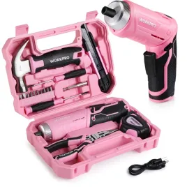 workpro-18-czesciowy-zestaw-narzedzi-rozowy-z-wkretarka