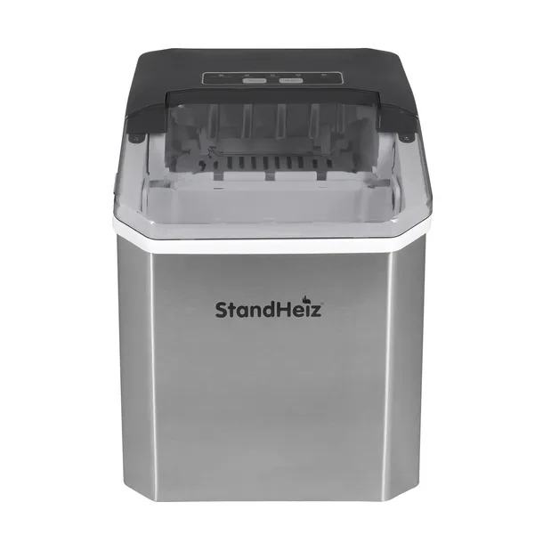 KOSTKARKA DO PRODUKCJI LODU DOMOWA MAŁA SREBRNA LÓD EKO 12KG 230V StandHeiz