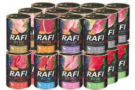karma-mokra-dla-psow-rafi-puszki-mix-4-smakow-24x400g