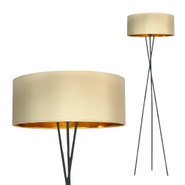lampa-stojaca-podlogowa-bezowa-ze-zlotym-wnetrzem-abazur-led-e27-do-salonu