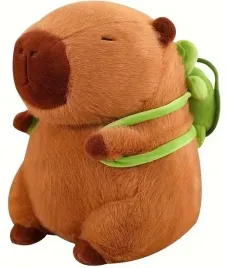pluszowa-zabawka-maskotka-kapibara-z-plecakiem-zolwiem-przytulanka-30-cm
