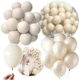 balony-bezowe-czarne-10-szt-urodziny-wieczor-panienski