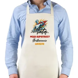 fartuch-meski-bezowy-prezent-na-dzien-taty-dla-taty-ojca-moja-supermoc