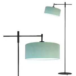 lampa-stojaca-podlogowa-regulowana-welurowa-abazur-led-e27-mietowa-modna