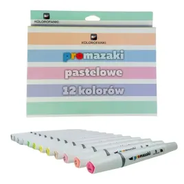 promazaki-pastelowe-zestaw-12-sztuk-markerow-z-dwoma-koncowkami