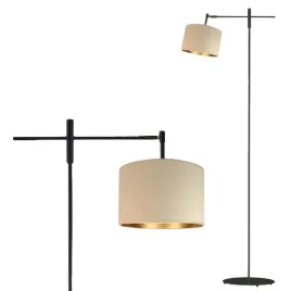 lampa-stojaca-podlogowa-bezowa-regulowana-welurowa-abazur-led-e27-modna