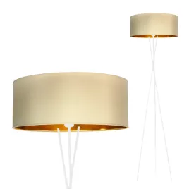 lampa-stojaca-podlogowa-bezowa-ze-zlotym-wnetrzem-abazur-led-e27-do-salonu