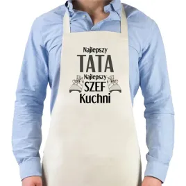 fartuch-meski-bezowy-prezent-na-dzien-taty-dla-taty-najlepszy-szef-kuchni