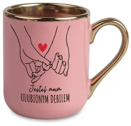 kubek-elegant-rozowy-na-prezent-walentynkowy-jestes-moim-ulubionym-debilem