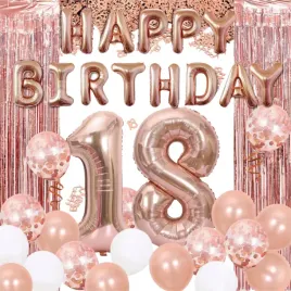 zestaw-balonow-rose-gold-i-biale-18-urodziny-dekoracja