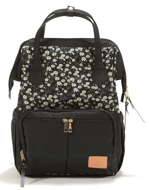 La Millou plecak Dolce Vita dla mamy torba do wózka Premium Pretty Black