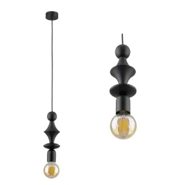 czarna-ozdobna-lampa-wiszaca-zwis-tower-black-nad-stolik-na-e27-tk-lighting