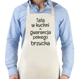 fartuch-meski-bezowy-grill-prezent-na-dzien-taty-gwarancja-pelnego-brzucha