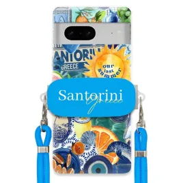 etui-do-google-pixel-7-niebieska-smycz-crossbody-uchwyt-santorini-greece