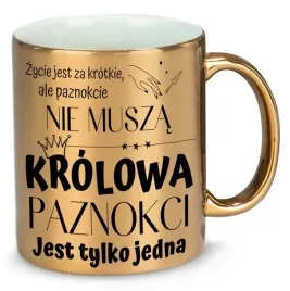 kubek-zloty-blyszczacy-dla-kosmetyczki-krolowa-paznokci