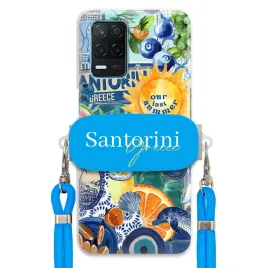 etui-do-realme-8-5g-niebieska-smycz-crossbody-uchwyt-santorini-sea-vibes
