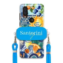 etui-do-motorola-one-vision-niebieska-smycz-uchwyt-santorini-sea-vibes