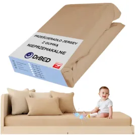 przescieradlo-z-gumka-100x200-nieprzemakalne-wodoodporne-ochraniacz-bezowe