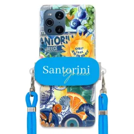 etui-do-oppo-find-x3-niebieska-smycz-crossbody-uchwyt-santorini-sea-vibes