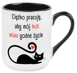 kubek-elegant-czarne-wnetrze-ciezko-pracuje-aby-moj-kot-miau-godne-zycie