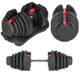 hantle-regulowane-5-40-kg-premium-do-cwiczen-silowych-bitumiczne