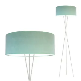 lampa-stojaca-podlogowa-welurowa-mietowa-abazur-led-e27-do-salonu